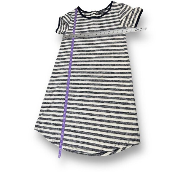 Market & Spruce T-Shit Dress Womens Sz XS Blue/White Striped SS Crew Neck Mini - Picture 7 of 10